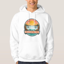 Niagara Falls Canada retro ontwerp  Hoodie