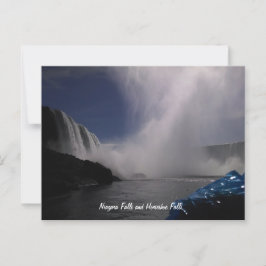 Niagara Falls en Horseshoe Falls Briefkaart