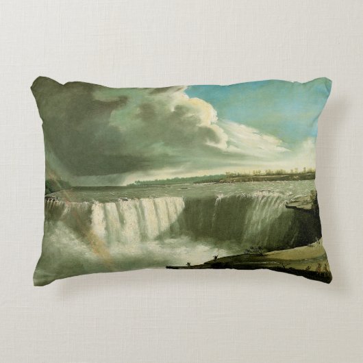 Niagara Falls From Table Rock door John Vanderlyn Accent Kussen (Voorkant)