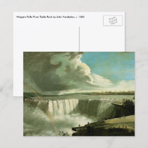 Niagara Falls From Table Rock door John Vanderlyn Briefkaart