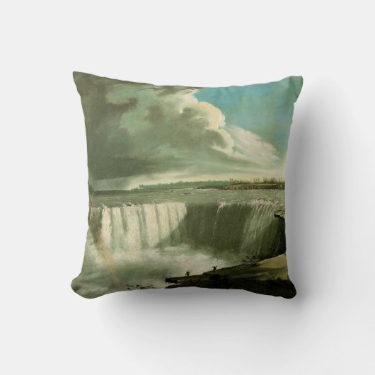 Niagara Falls From Table Rock door John Vanderlyn Kussen (Voorkant)