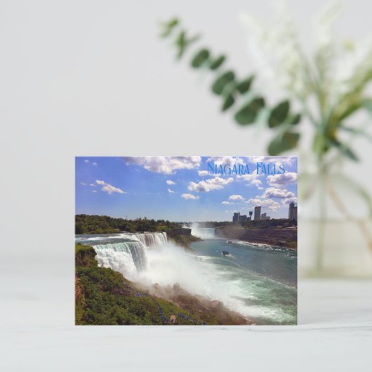 Niagara Falls im Sommer Briefkaart (Staand voorkant)