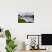 Niagara Falls in de nevel, New York Poster (Thuiskantoor)