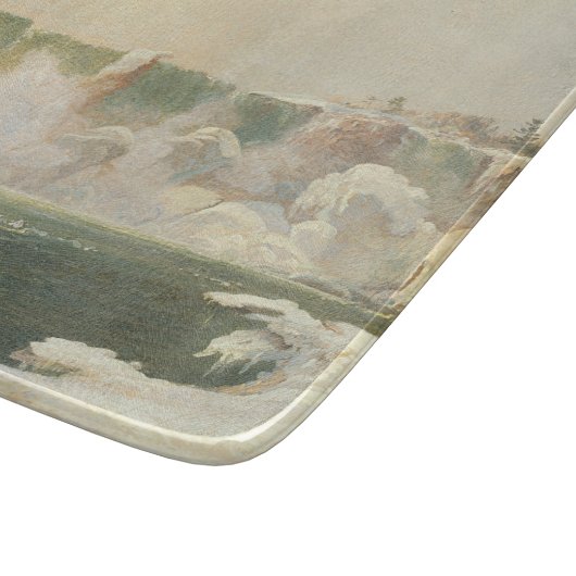 Niagara Falls in de Winter (Ijs in het Water) Snijplank (Hoek)