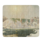 Niagara Falls in de Winter (Ijs in het Water) Snijplank (Voorkant)