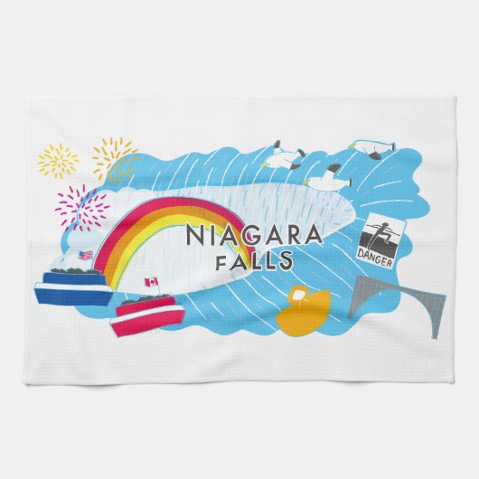 Niagara Falls Kitchen towel Theedoek (Horizontaal)