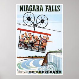 Niagara Falls Kunst Canada Prent VS Reis Poster