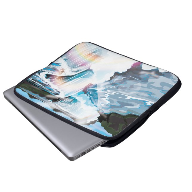 Niagara Falls Laptop Sleeve (Voorkant onderkant)