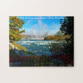 Niagara Falls Massachusetts. Jigsaw Puzzle Legpuzzel (Horizontaal)