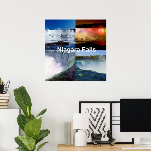Niagara Falls New York Foto's Poster (Thuiskantoor)
