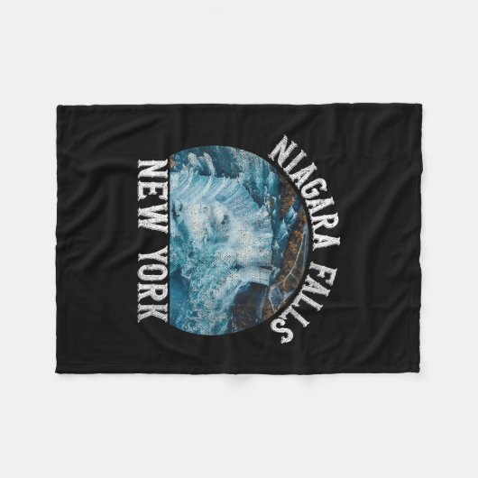 Niagara Falls New York Ny Fleece Deken (Voorkant (Horizontaal))