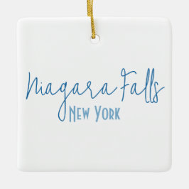 Niagara Falls, New York Reis Souvenir  Keramisch Ornament