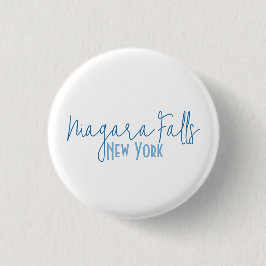 Niagara Falls, New York Reis Souvenir  Ronde Button 3,2 Cm