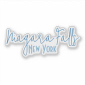 Niagara Falls, New York Reis Souvenir Sticker (Voorkant)