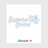 Niagara Falls, New York Reis Souvenir Sticker (Vel)