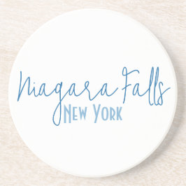 Niagara Falls, New York Reis Souvenir  Zandsteen Onderzetter