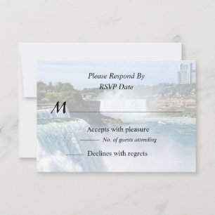 Niagara Falls NY - Gezicht vanaf de Amerikaanse ka RSVP Kaartje