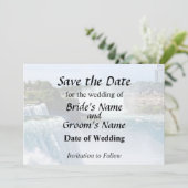 Niagara Falls NY - Gezicht vanaf de Amerikaanse ka Save The Date (Staand voorkant)