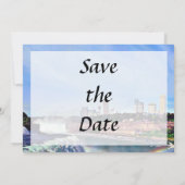 Niagara Falls NY - Onder de Regenboog Bewaar de Da Save The Date (Achterkant)