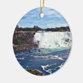 Niagara Falls ON - Zipline Keramisch Ornament (Links)