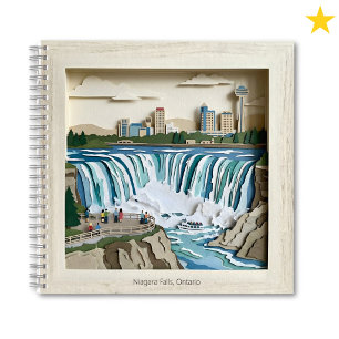 Niagara Falls Ontario Canada Papieren Collage Dior Notitieboek