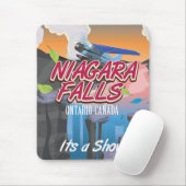 Niagara Falls Ontario Canada reisposter Muismat (Met muis)