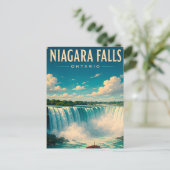 🌊 Niagara Falls Ontario Reisgids Briefkaart (Staand voorkant)