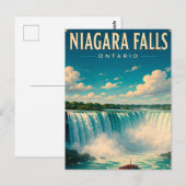🌊 Niagara Falls Ontario Reisgids Briefkaart (Voorkant / Achterkant)