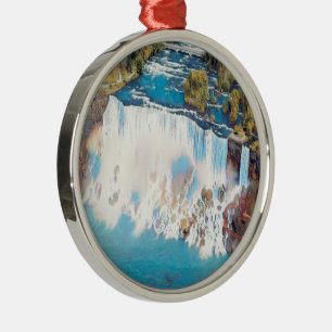 NIAGARA FALLS - Panorama Metalen Ornament