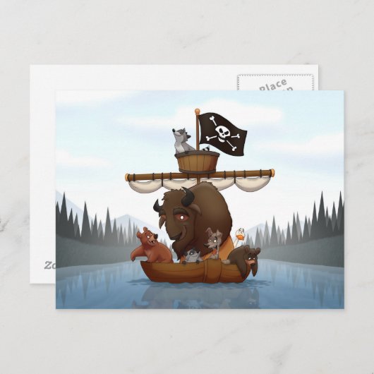 Niagara Falls Publicity Stunt Postcard Briefkaart (Voorkant / Achterkant)