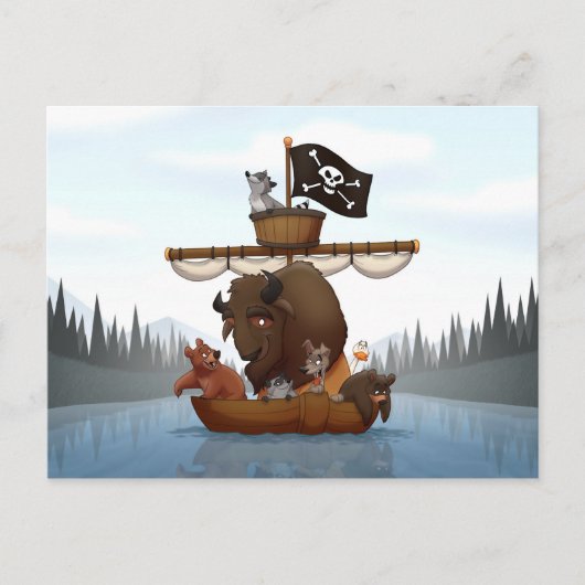 Niagara Falls Publicity Stunt Postcard Briefkaart (Voorkant)