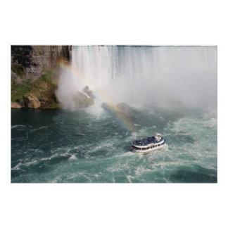 Niagara Falls Regenboottcruise Waterval Kunst Perfect Poster