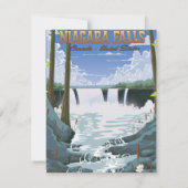 Niagara Falls Reisposter (Achterkant)