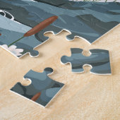 Niagara Falls Reisposter Legpuzzel (Zijkant)
