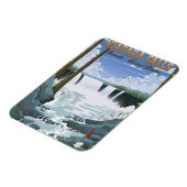 Niagara Falls Reisposter Magneet (Linkerzijde)