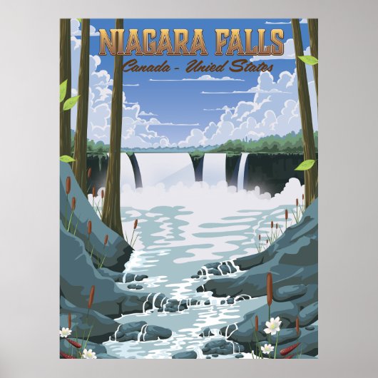 Niagara Falls Reisposter Poster (Voorkant)