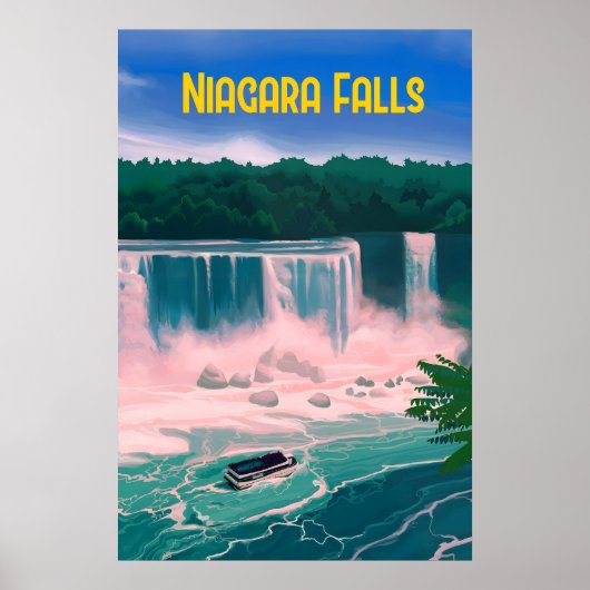 Niagara Falls Reisposter Poster (Voorkant)