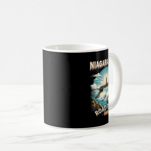 Niagara Falls Road Trip 2024 Family Trip Summer Va Koffiemok (Voorkant rechts)