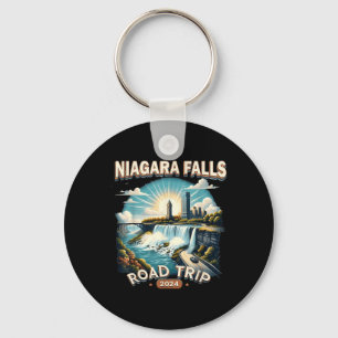 Niagara Falls Roadtrip 2024 Gezinsreis Zomer Vakan Sleutelhanger