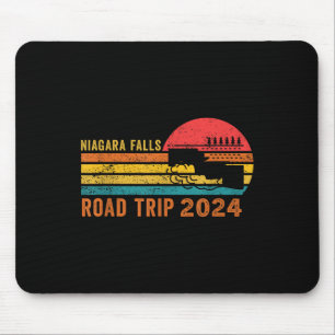 Niagara Falls Roadtrip 2024 Zomer Vakantie Retro Muismat