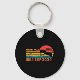 Niagara Falls Roadtrip 2024 Zomer Vakantie Retro Sleutelhanger