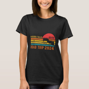 Niagara Falls Roadtrip 2024 Zomer Vakantie Retro T-shirt