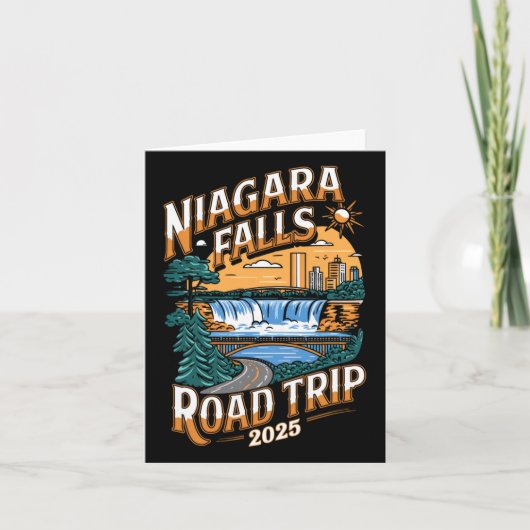 Niagara Falls Roadtrip 2025 - Zomer Vakantie  Kaart (Voorkant)