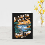 Niagara Falls Roadtrip 2025 - Zomer Vakantie  Kaart (Gele Bloem)