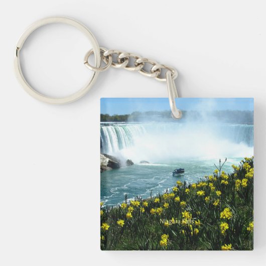 Niagara Falls, Scenic Photograph Sleutelhanger (Voorkant)