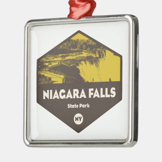 Niagara Falls State Park New York Metalen Ornament (Links)
