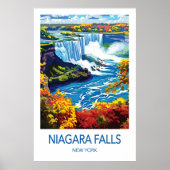 Niagara Falls Travel Poster (Voorkant)
