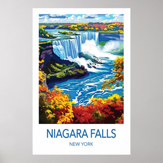 Niagara Falls Travel Poster (Voorkant)