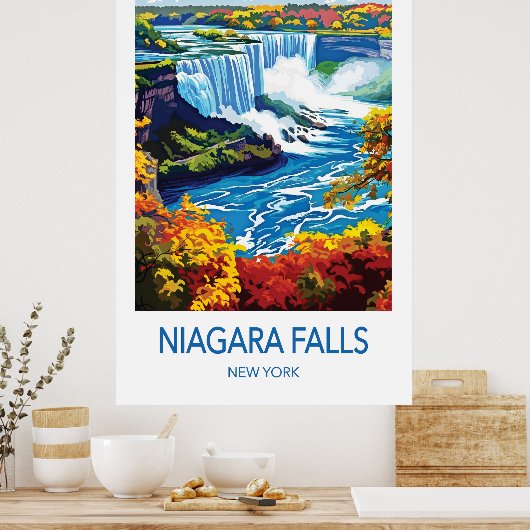 Niagara Falls Travel Poster (Keuken)