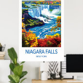 Niagara Falls Travel Poster (Thuiskantoor)
